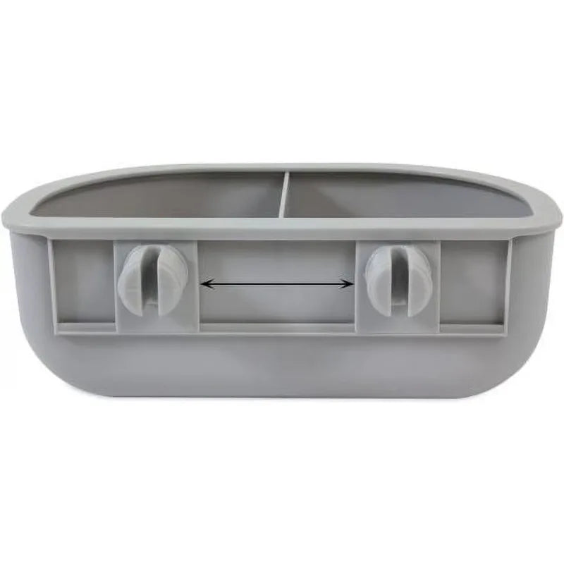 No Spill Rim Kennel Cup Pet Bowl Single For Dogs Cats Fits most Wire Doors or Crates, 21 fl oz (0.62 L)